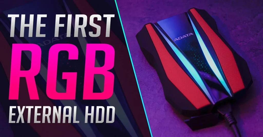هارد Adata HD770G اولین هارد اکسترنال ضد آب با نور RGB در دنیا!