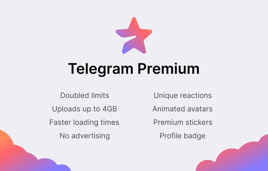 تغیرات در اکانت پریمیوم تلگرام