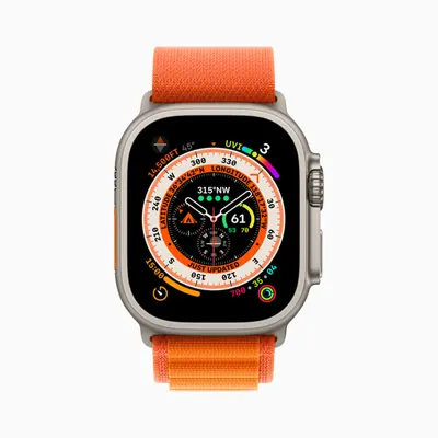 ساعت هوشمند اپل سری Ultra نارنجی