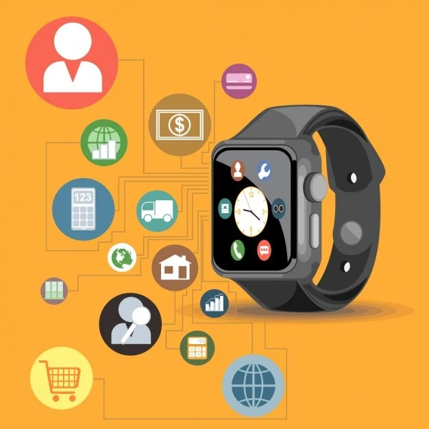 smart watch orange background 1268 99 - راهنمای خرید بهترین ساعت هوشمند اندروید