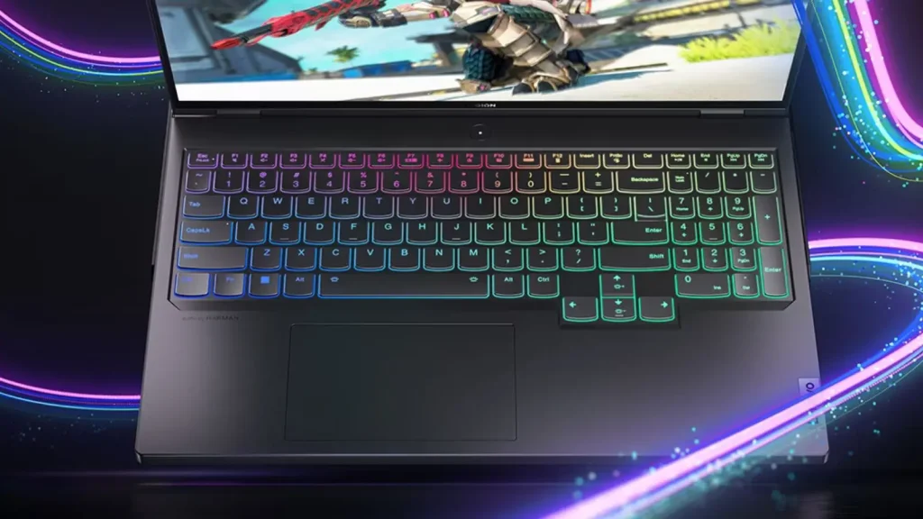 Gaming LenovoLegionPro7i keyboard - بهترین مارک لپ تاپ گیمینگ در بازار را بهتر بشناسید!